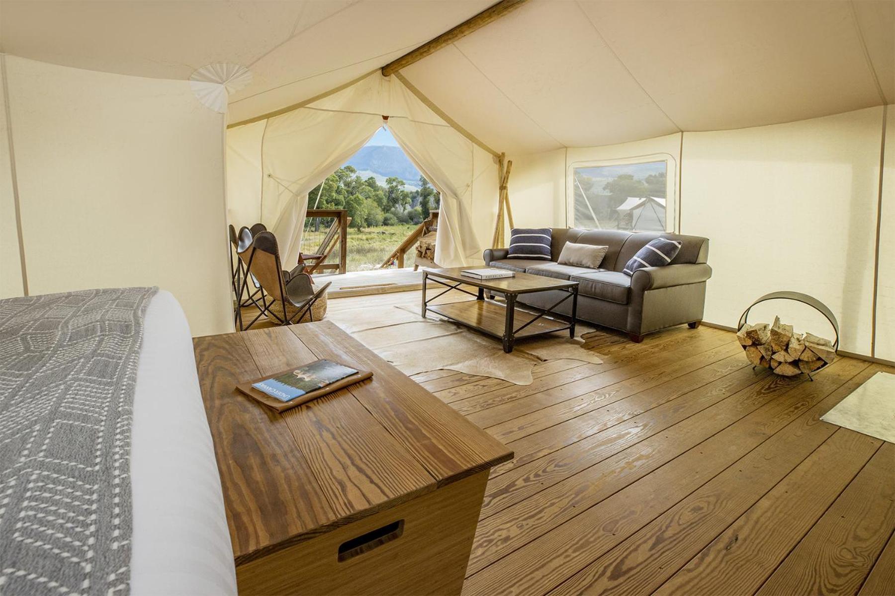 Under Canvas North Yellowstone - Paradise Valley 리빙스턴 외부 사진