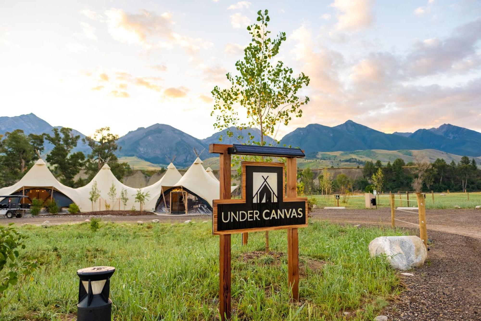 Under Canvas North Yellowstone - Paradise Valley 리빙스턴 외부 사진