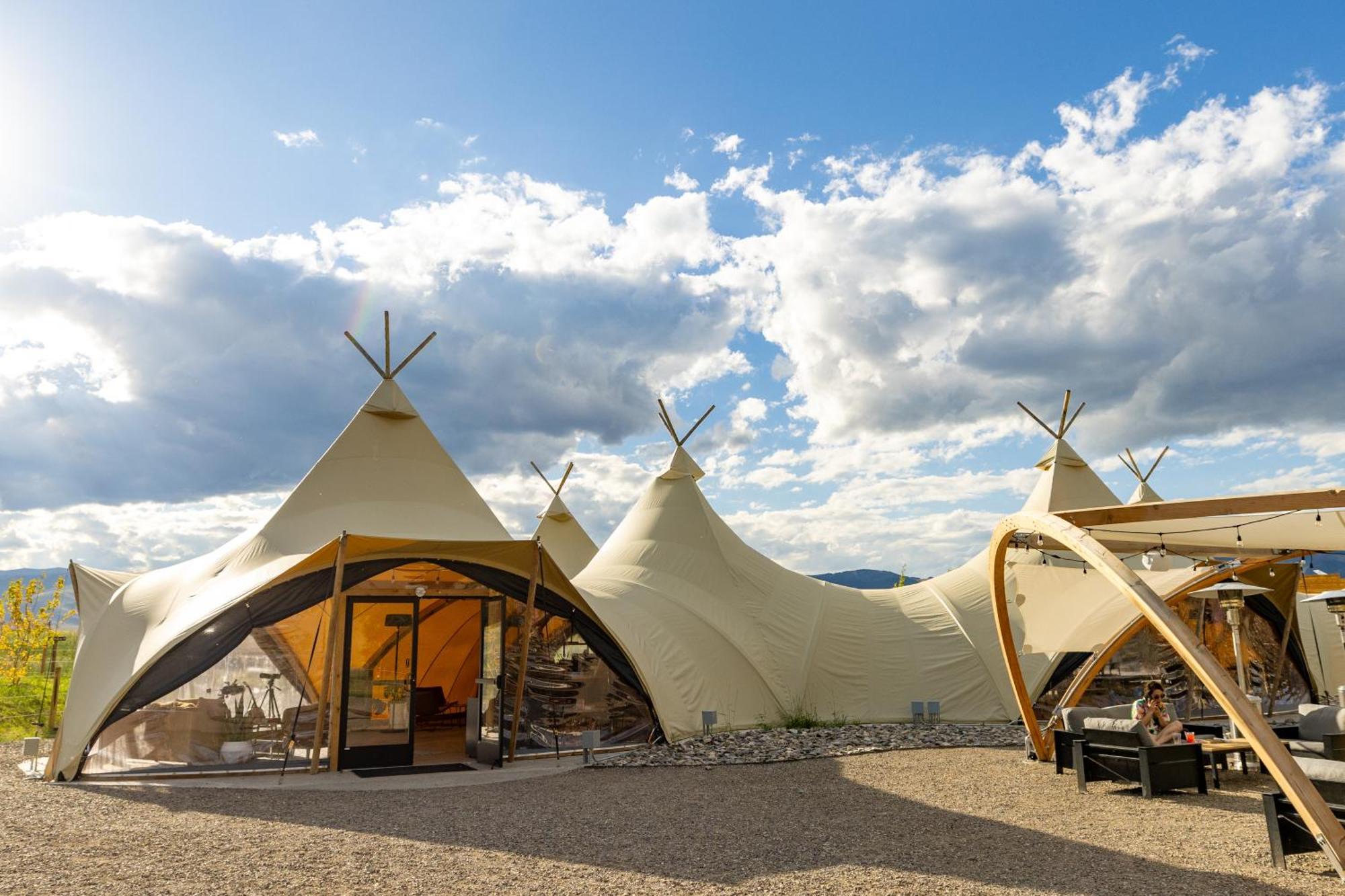 Under Canvas North Yellowstone - Paradise Valley 리빙스턴 외부 사진